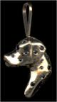 Dalmatian Head with Sapphire Spots - large