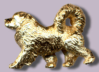 14K Gold or Sterling Silver Large Trotting Great Pyrenees