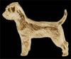 14K Gold Border Terrier Charm for Charm Bracelet