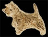14K Gold Cairn Terrier Charm for Charm Bracelet