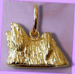 14K Gold or Sterling Silver Maltese Charm