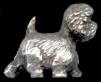 14K Gold Trotting West Highland White Terrier Charm for Charm Bracelet