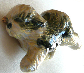 Details about   .925 Sterling Silver Enameled Old English Sheepdog Dog Charm Pendant MSRP $379