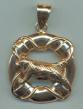 Newfoundland Jewelry - 14K Gold Newfoundland Trotting in Life Ring